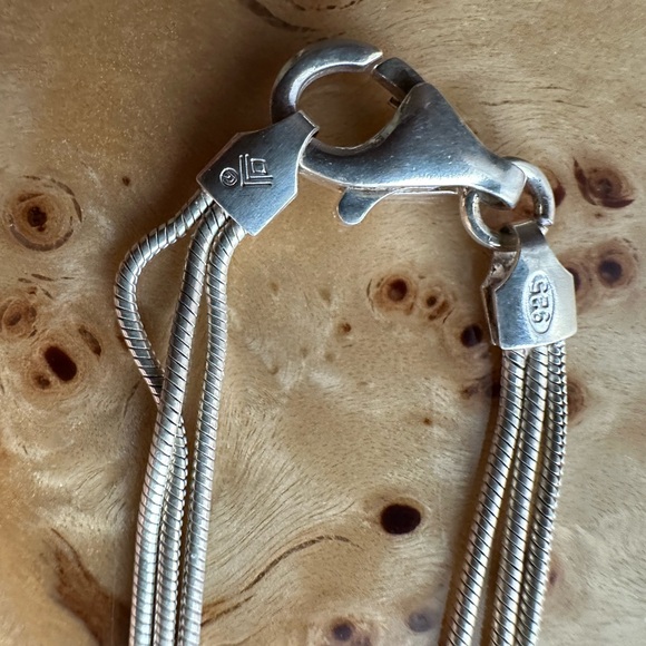 Sterling Silver Silpada Multi Strand Ball Necklace - Picture 6 of 6